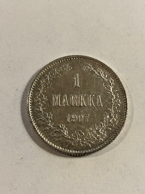 1 Markka 1907 Finland