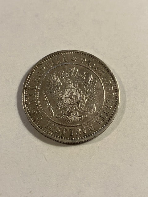 1 Markka 1890 Finland