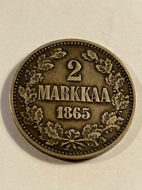 2 Markkaa 1865 Finland