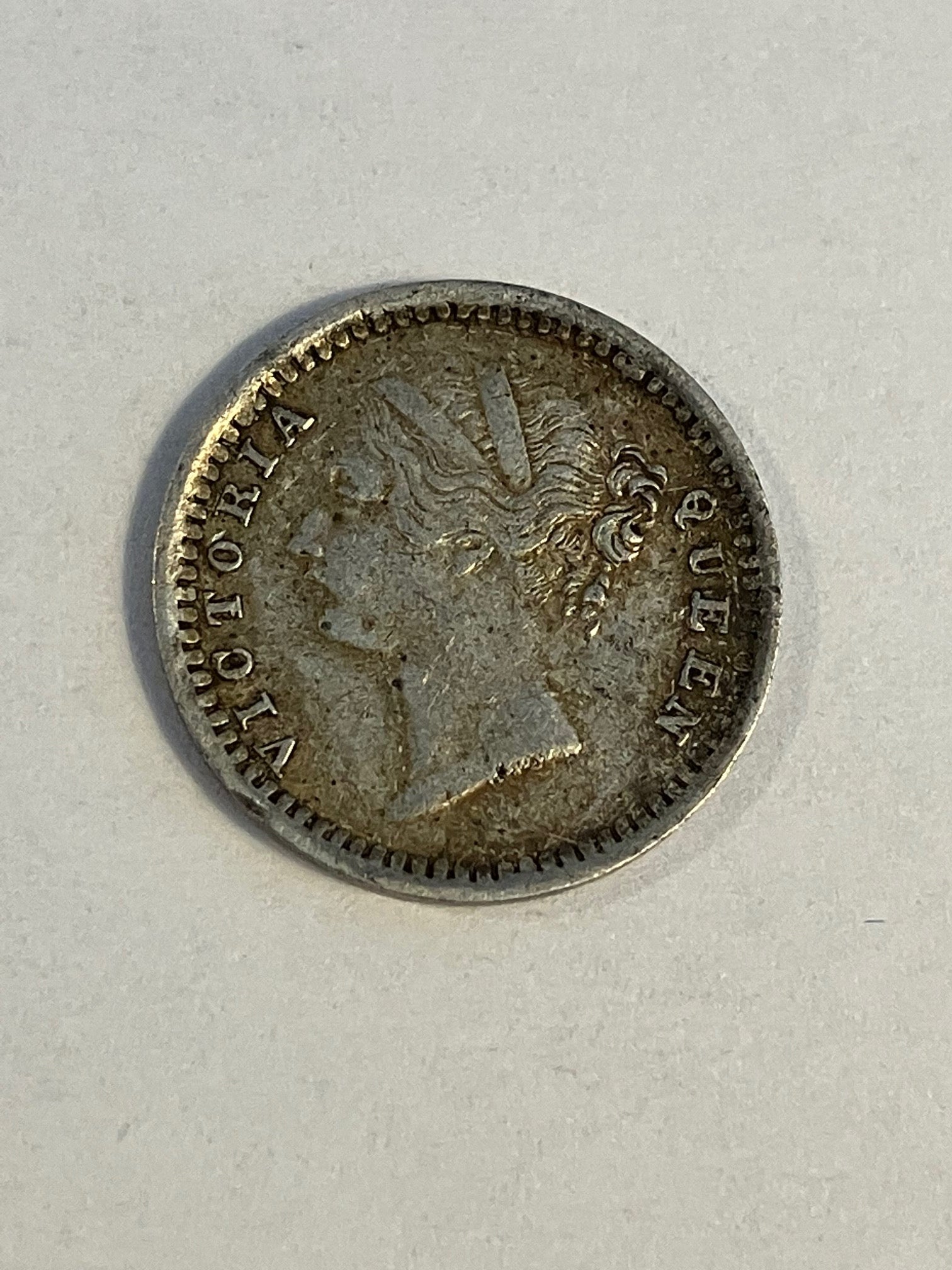 Two Annas India 1841