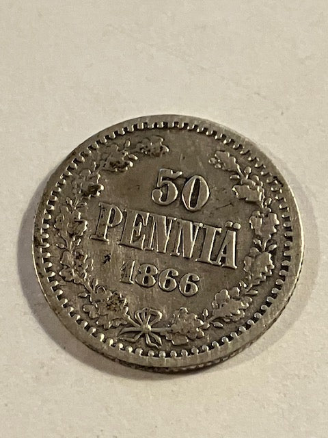 50 Pennia 1866 Finland