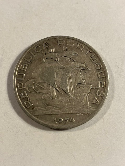 10 Escudos Portugal 1954