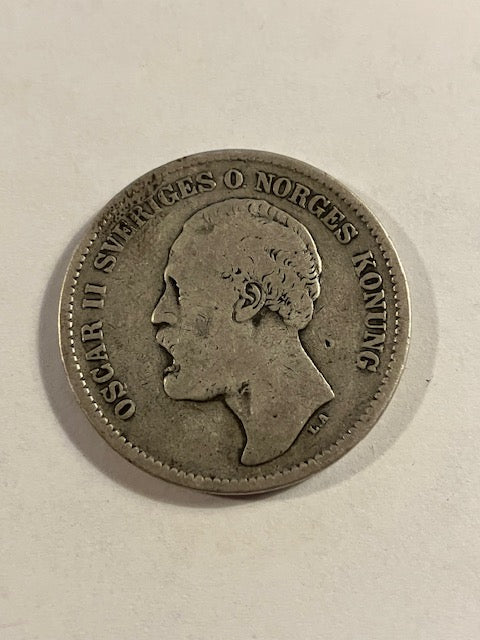 2 Kroner 1876 Sweden