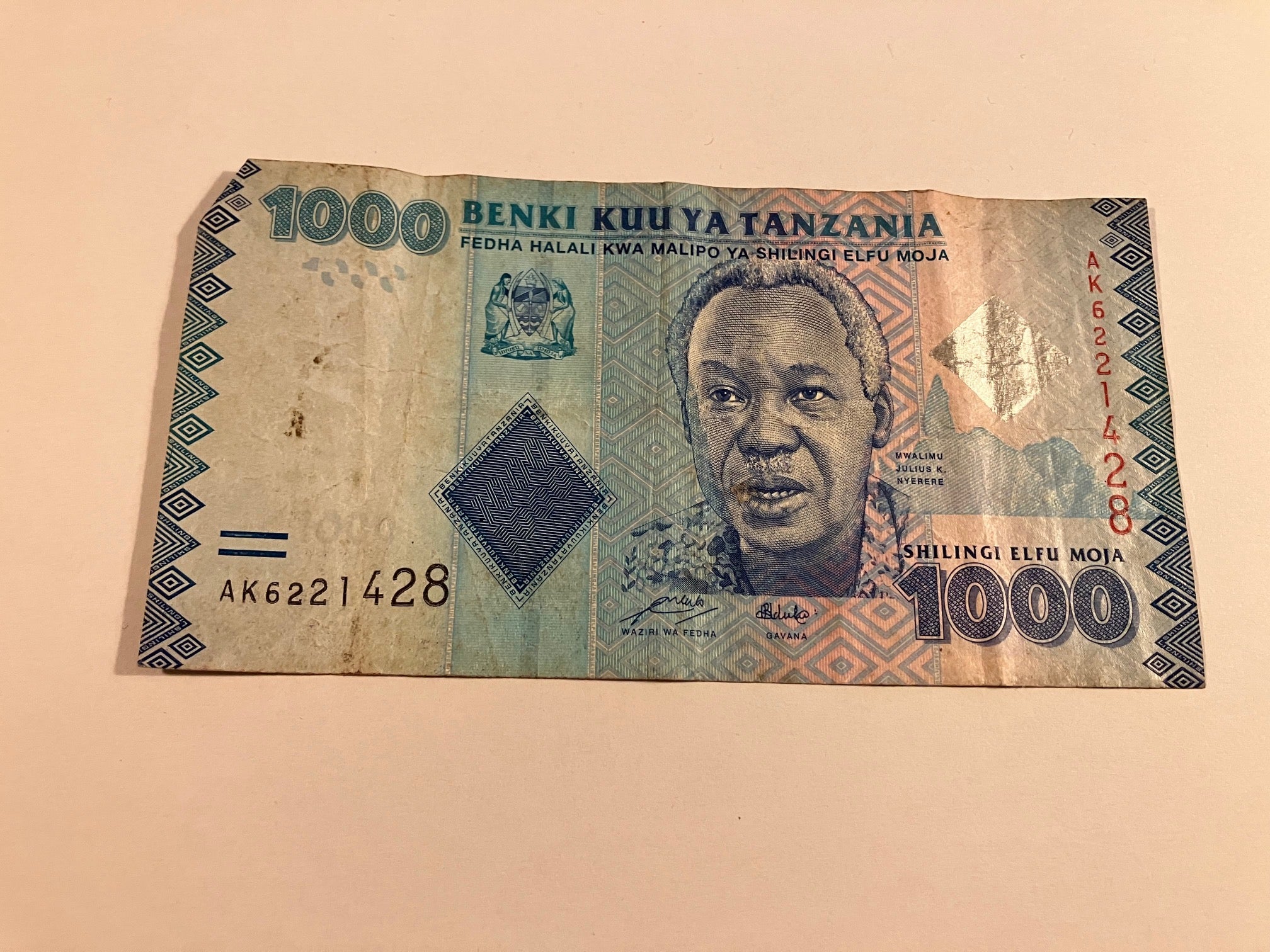 1000 Shilingi Tanzania