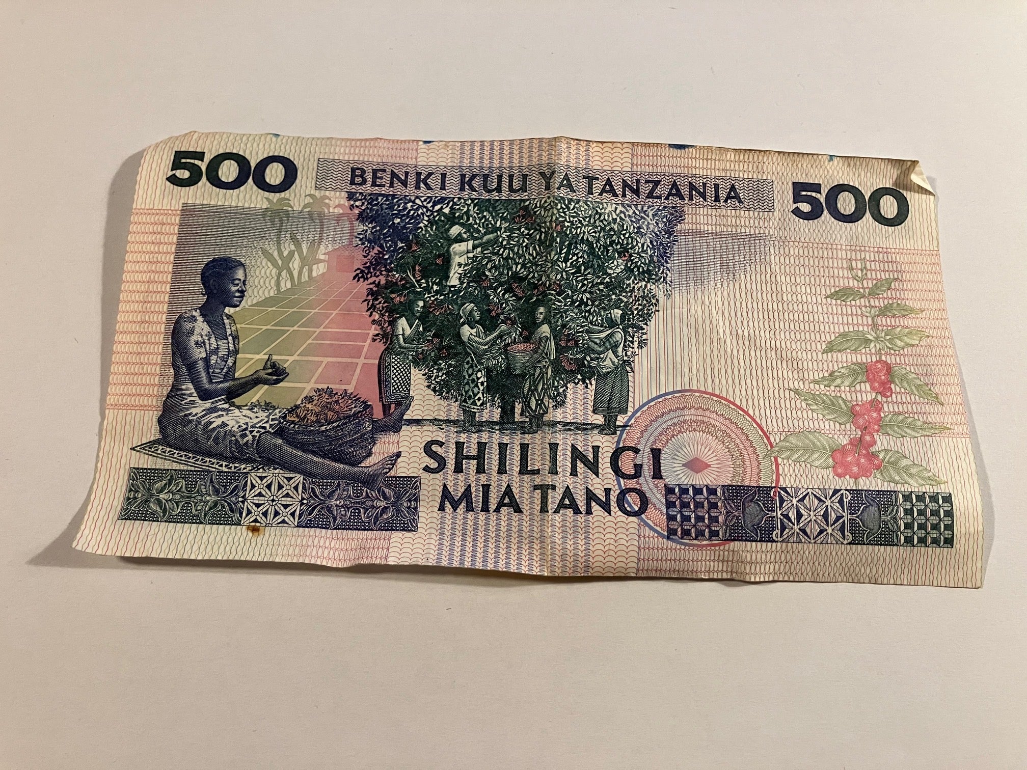 500 Shilingi Tanzania - Dårlig stand