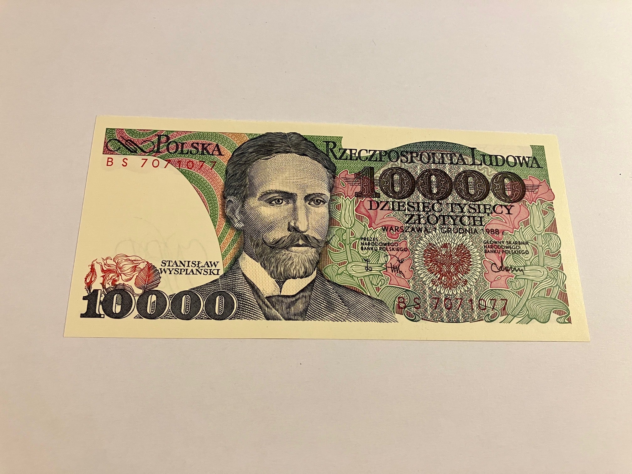 10000 Zlotych Poland 1988