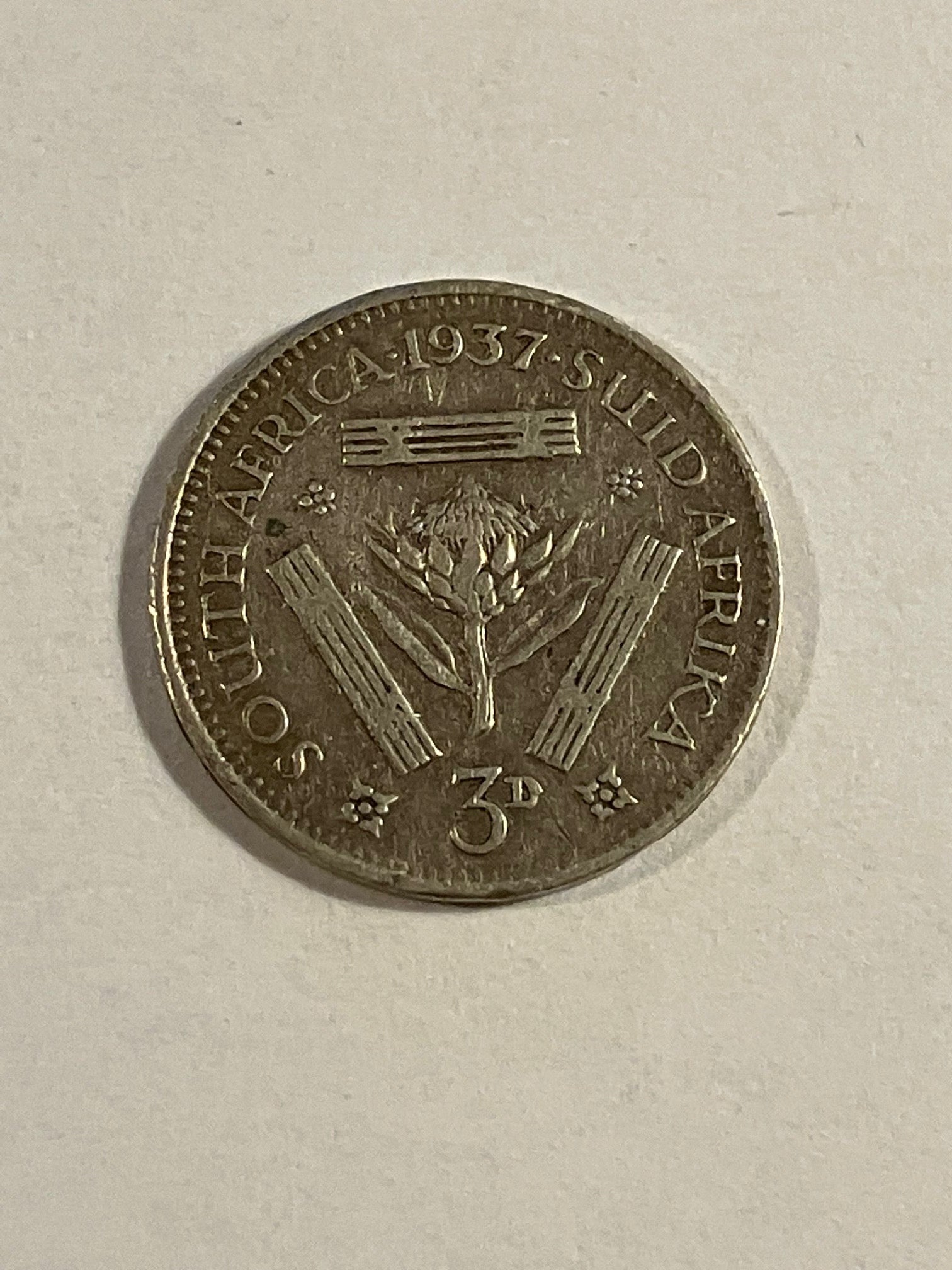 3 Pence South Africa 1937