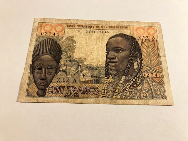 West African States 100 Francs