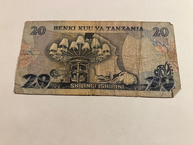 20 Shilingi Tanzania 1978