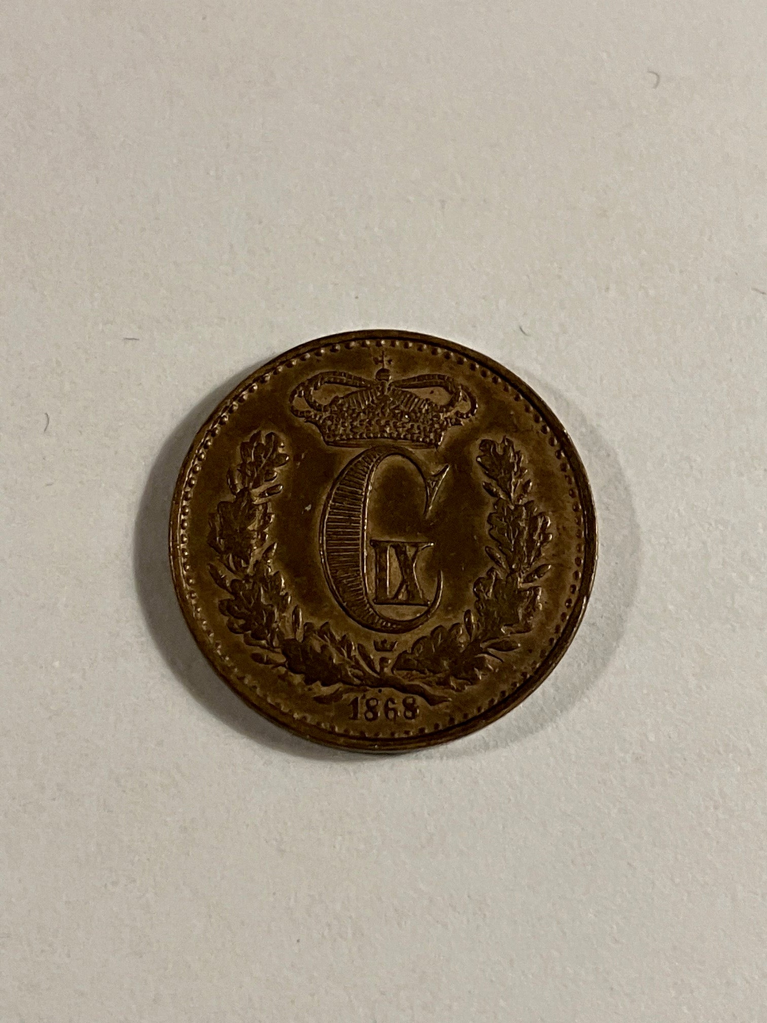 1/2 Skilling 1868 Danmark