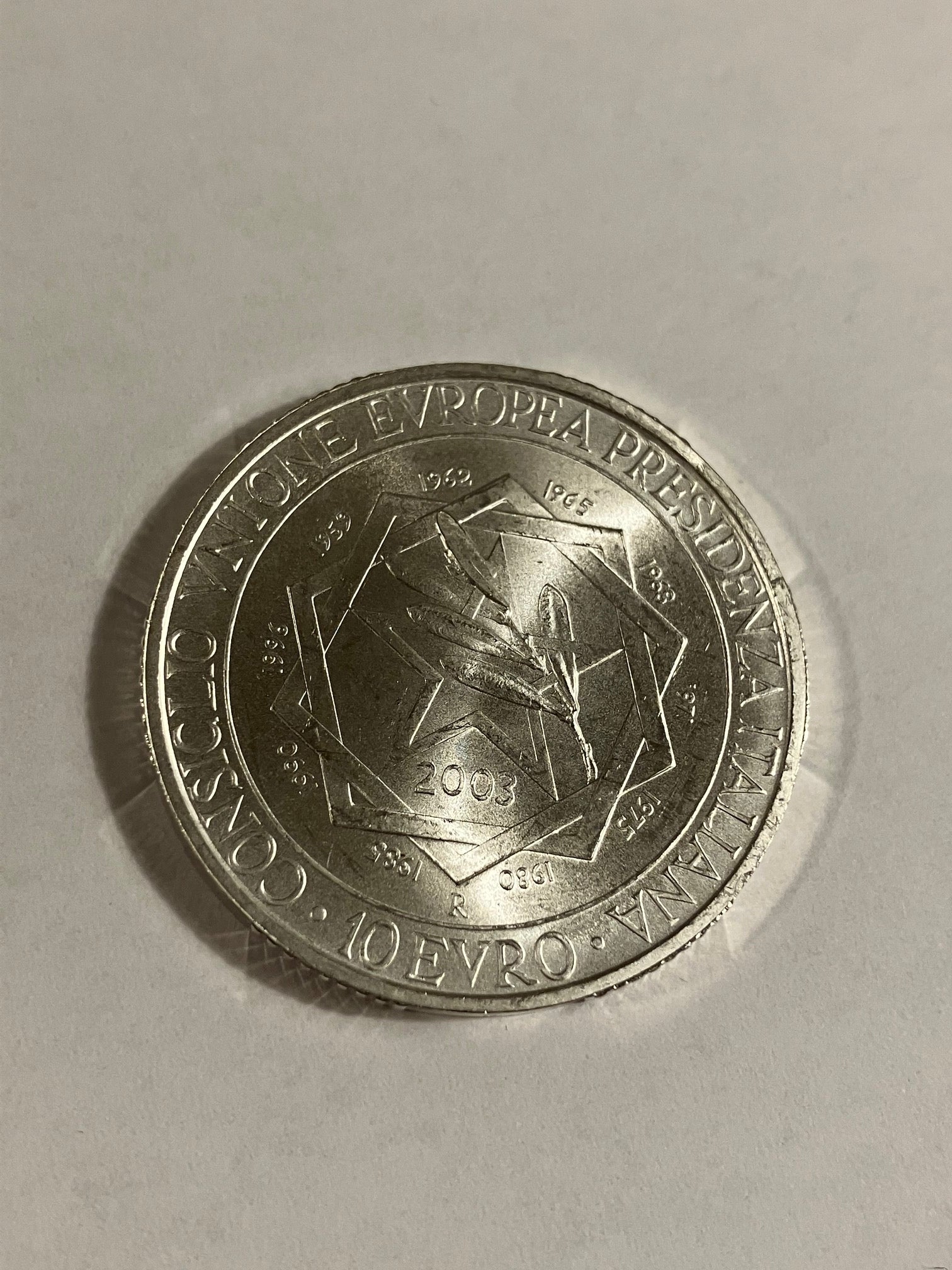 10 Euros Italy 2003