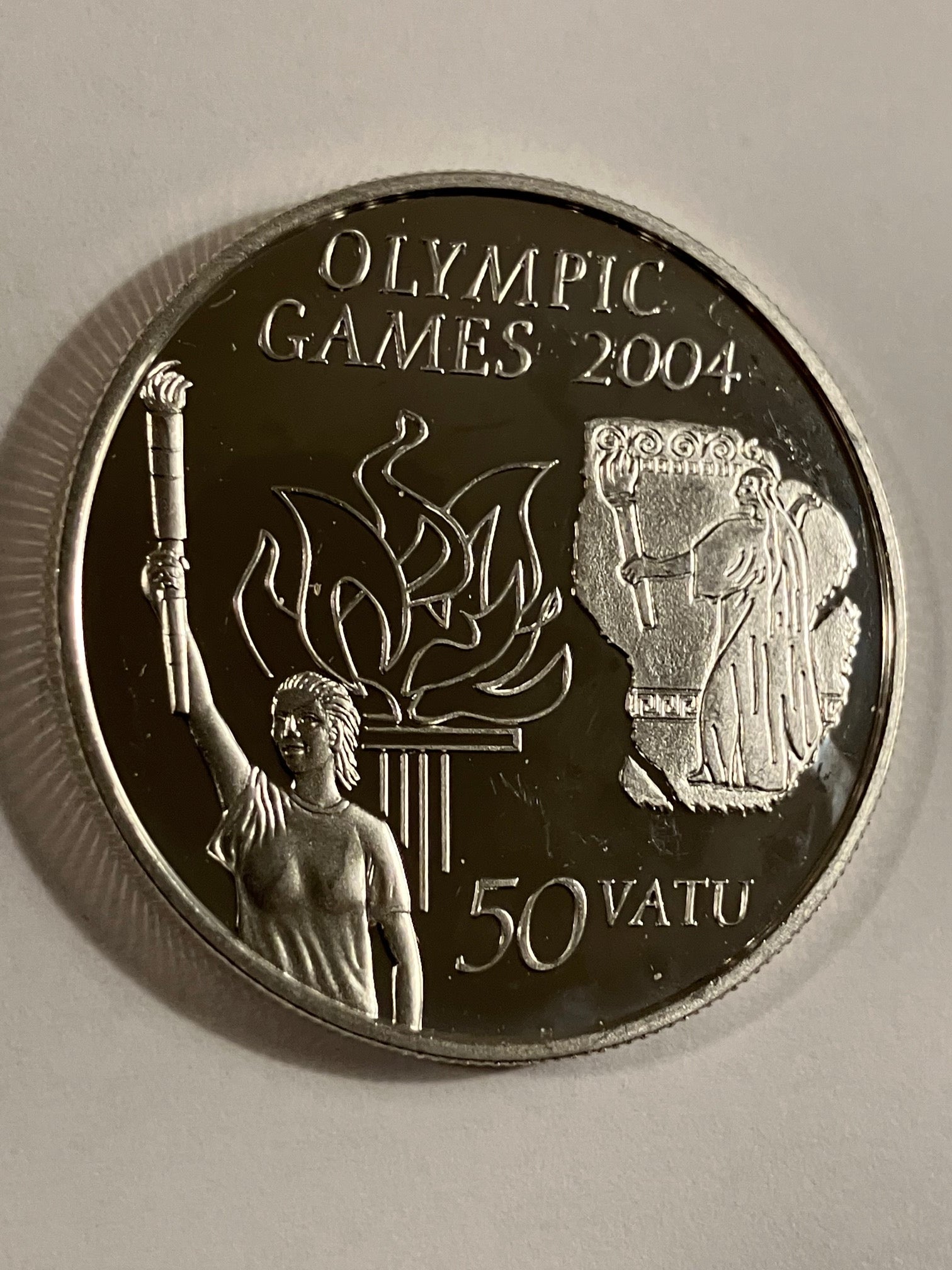 50 Vatu Vanuatu Olympic Games 2004