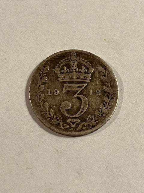 Three Pence 1912 England