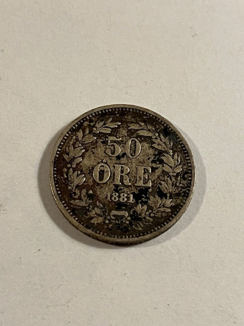 50 øre 1881 Sverige