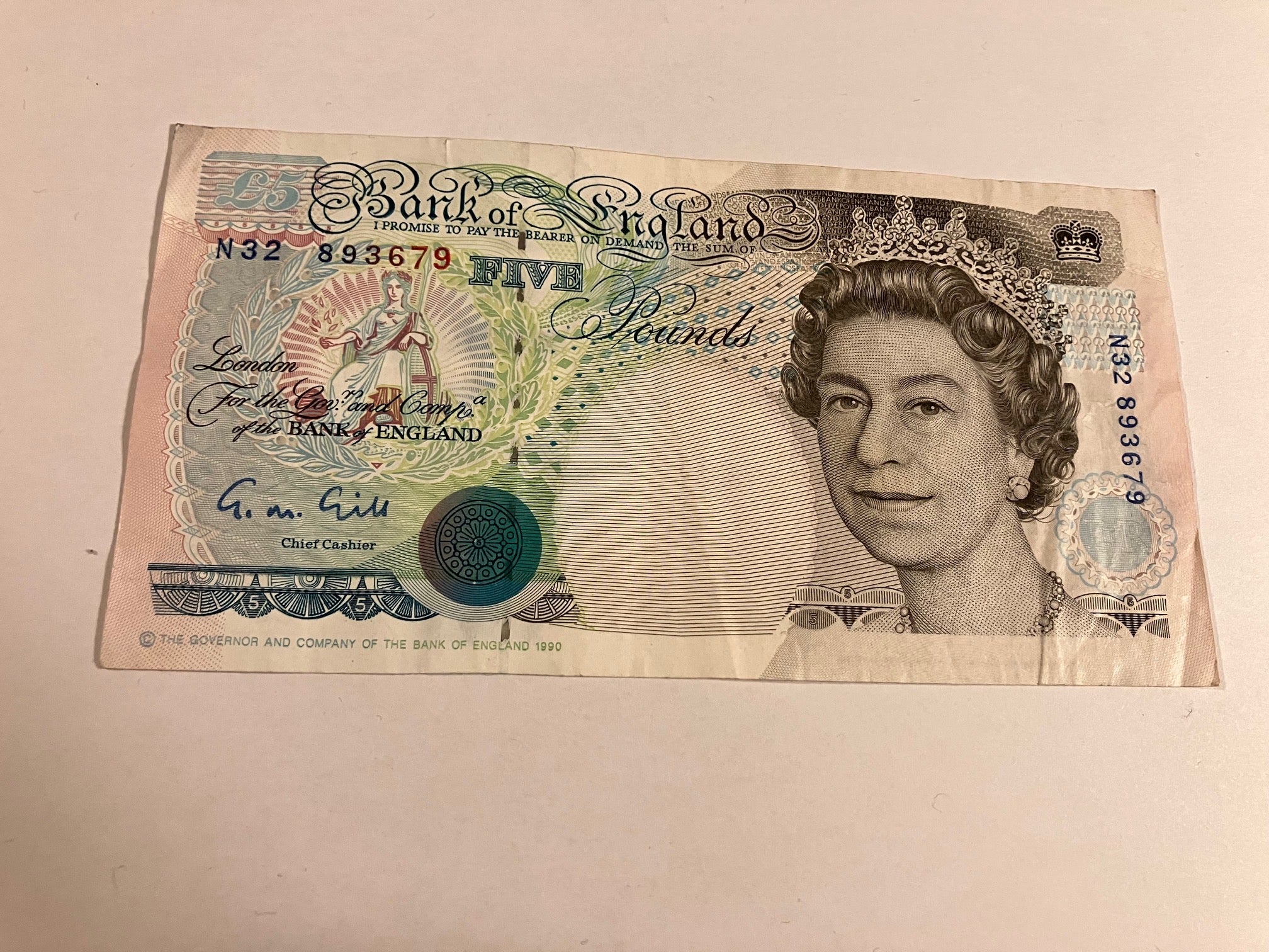 5 Pounds England