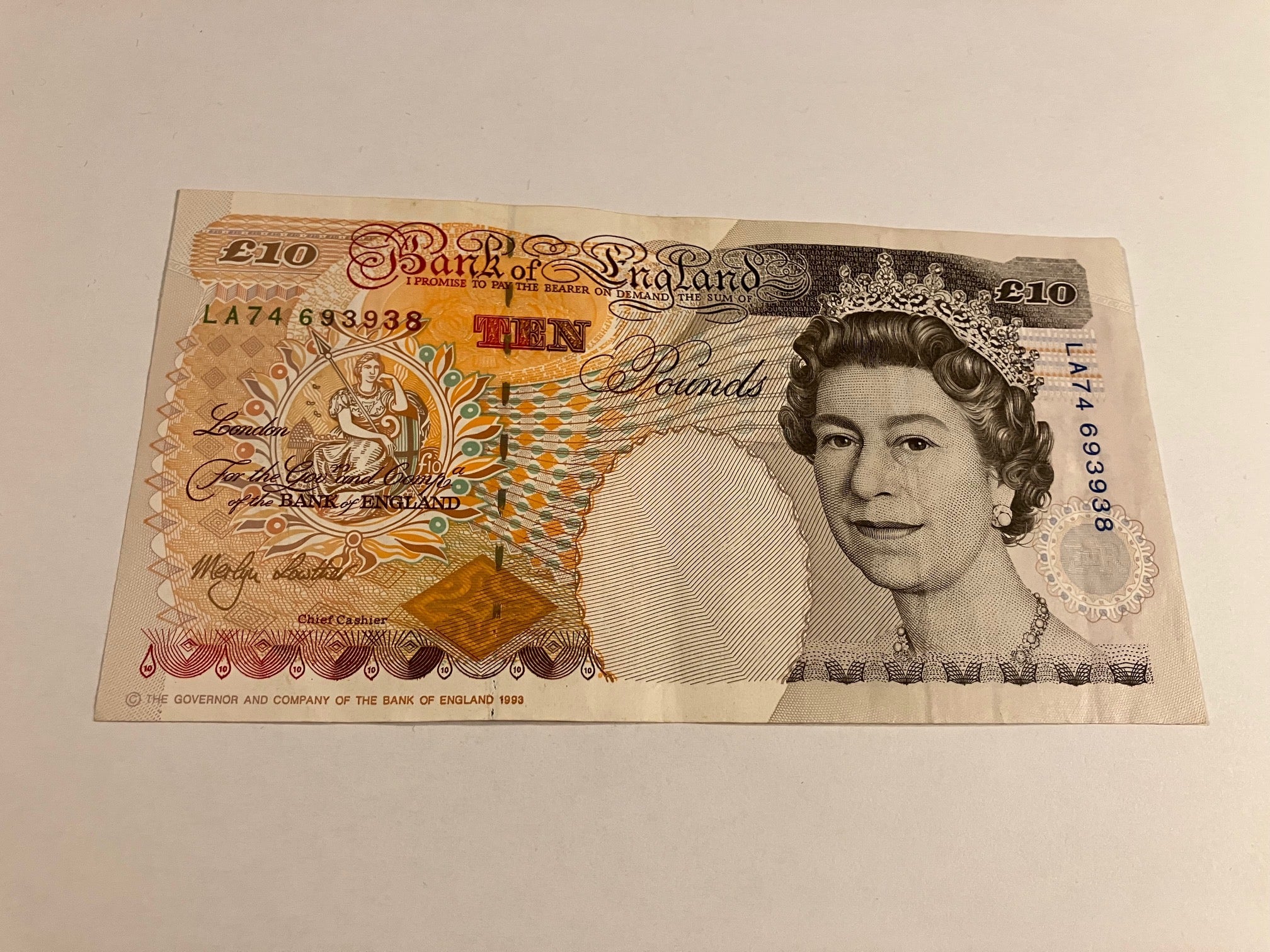 10 Pounds England