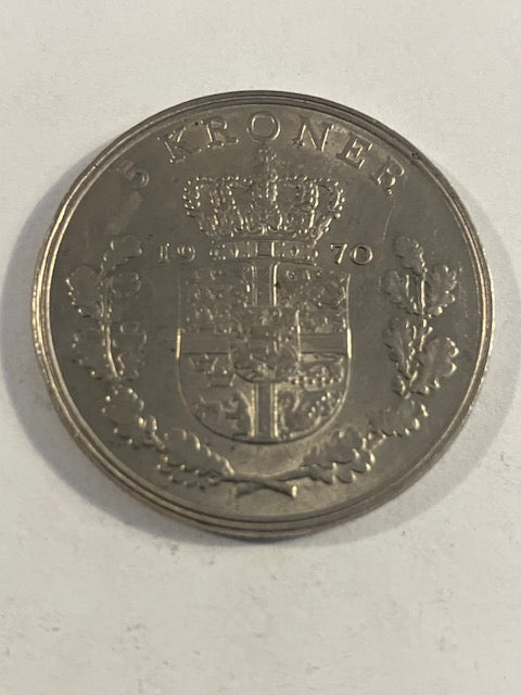 5 Kroner 1970 Danmark