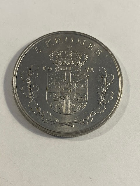 5 Kroner 1971 Danmark