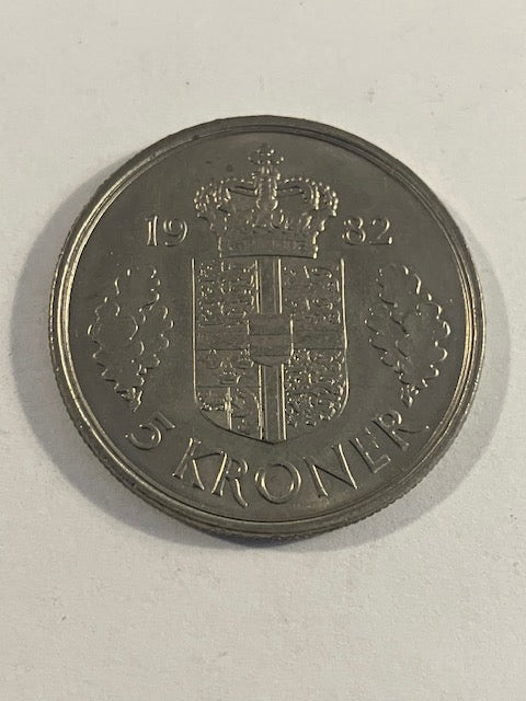 5 Kroner 1982 Danmark