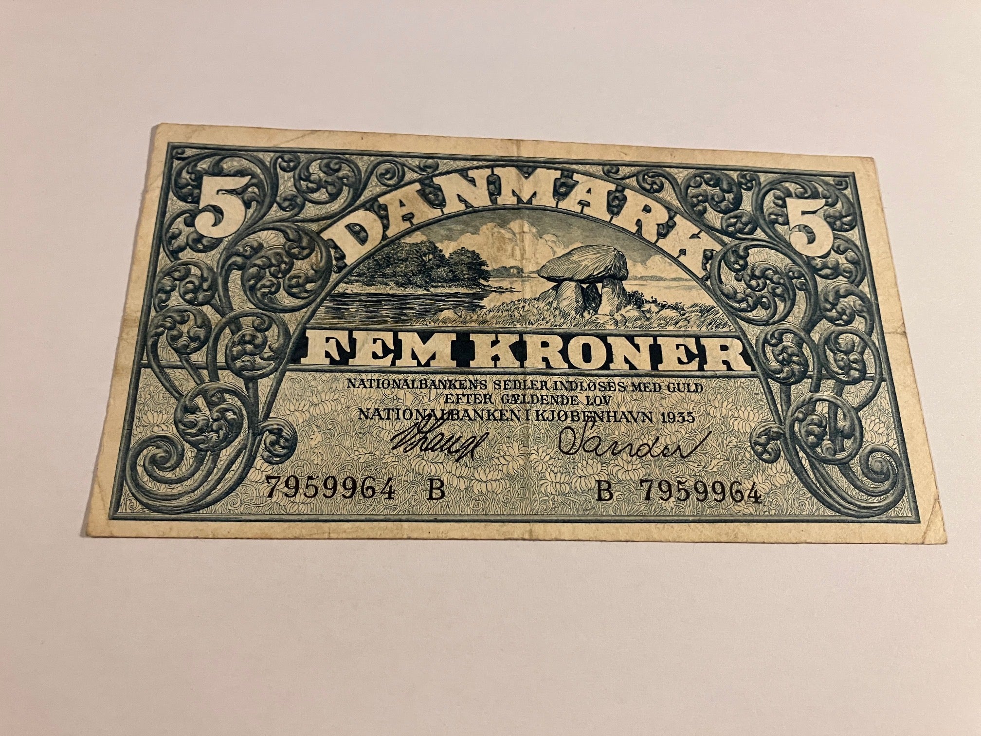 5 Kroner 1935 B Danmark