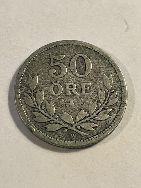 50 øre 1911 Sverige