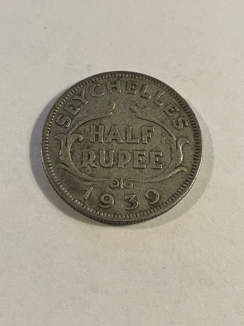 Half Rupee 1939 Seychelles