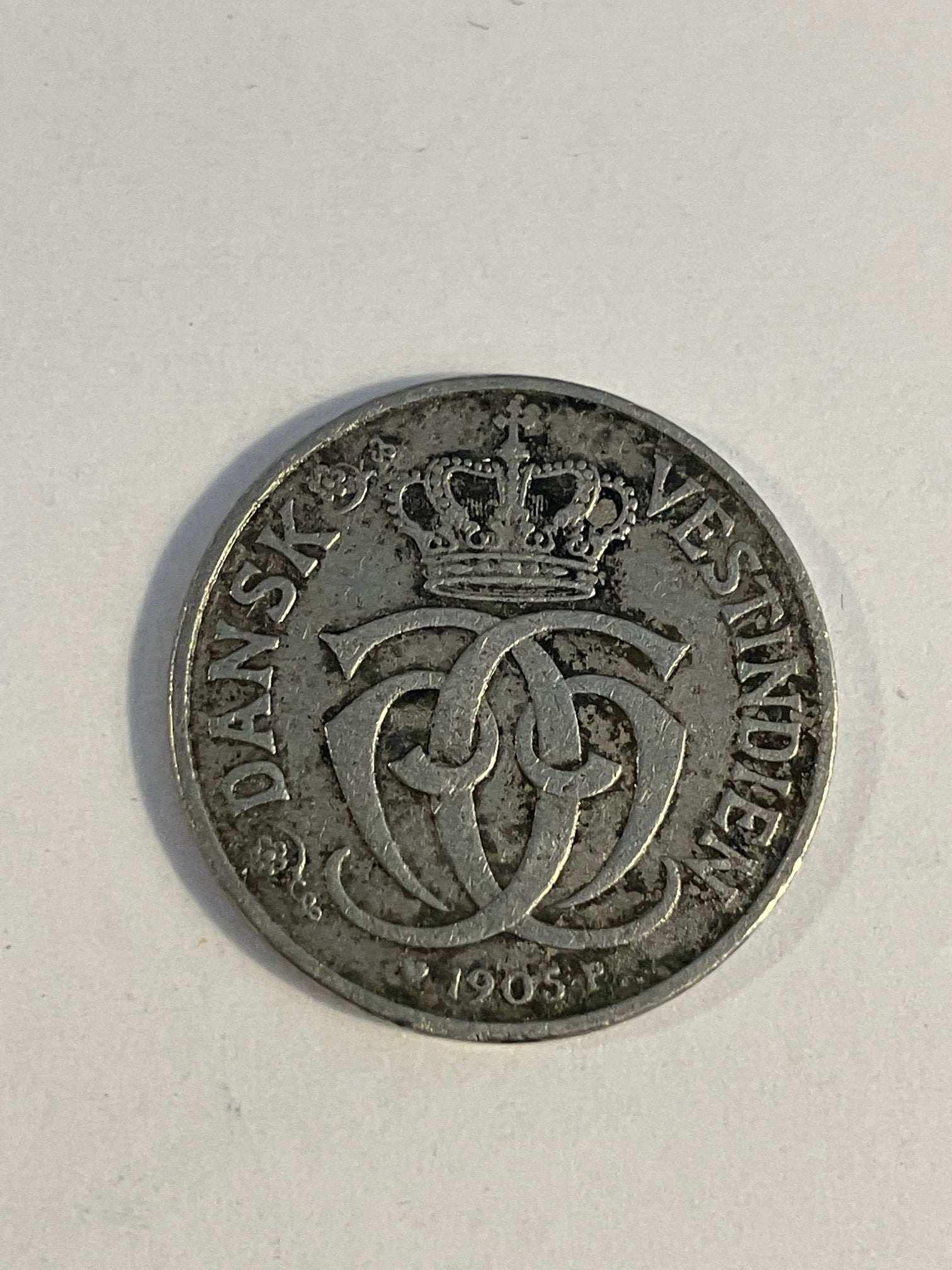 25 bit/5 cent 1905 Dansk Vestindien