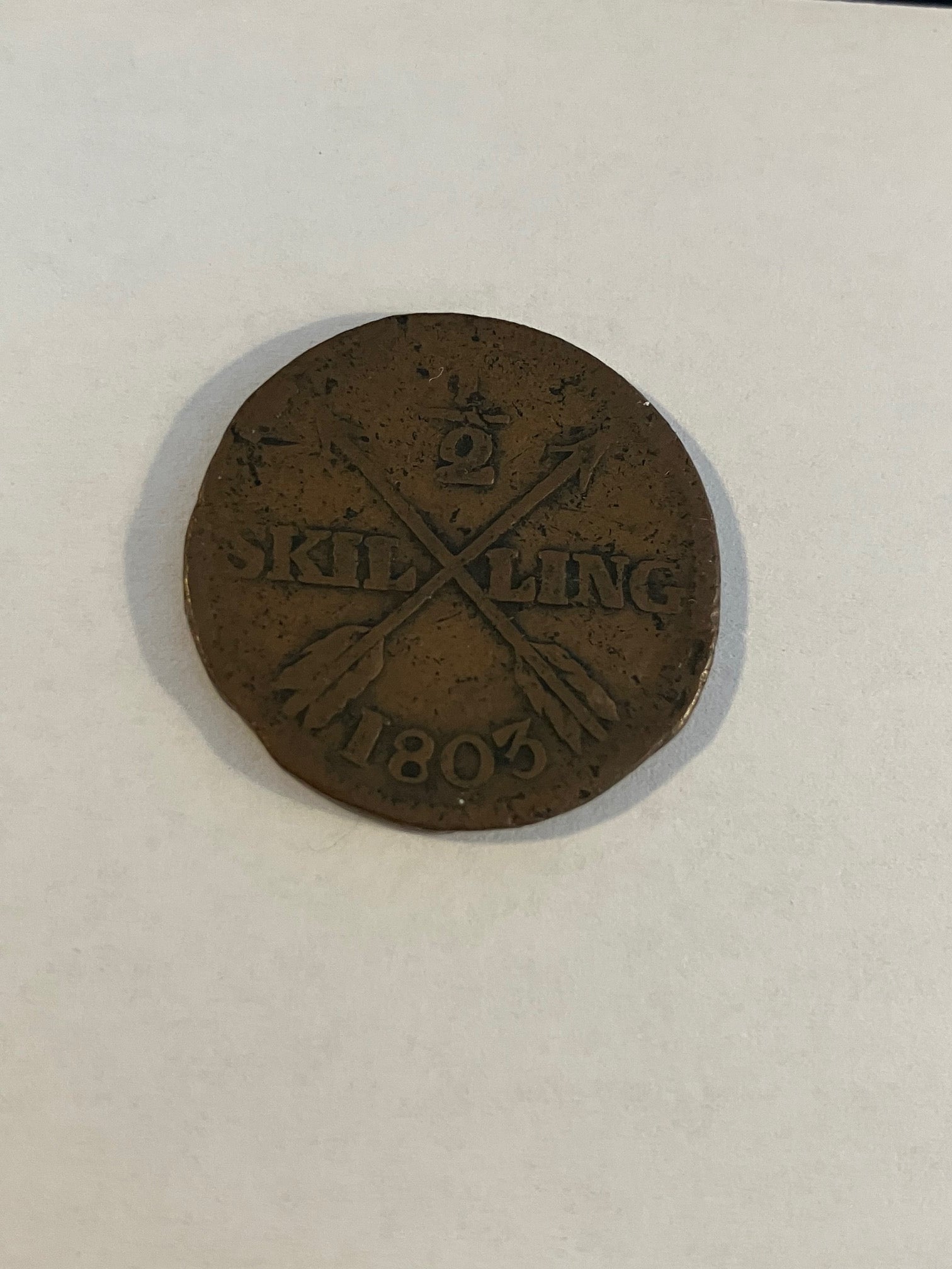 1/2 Skilling 1803 Sweden