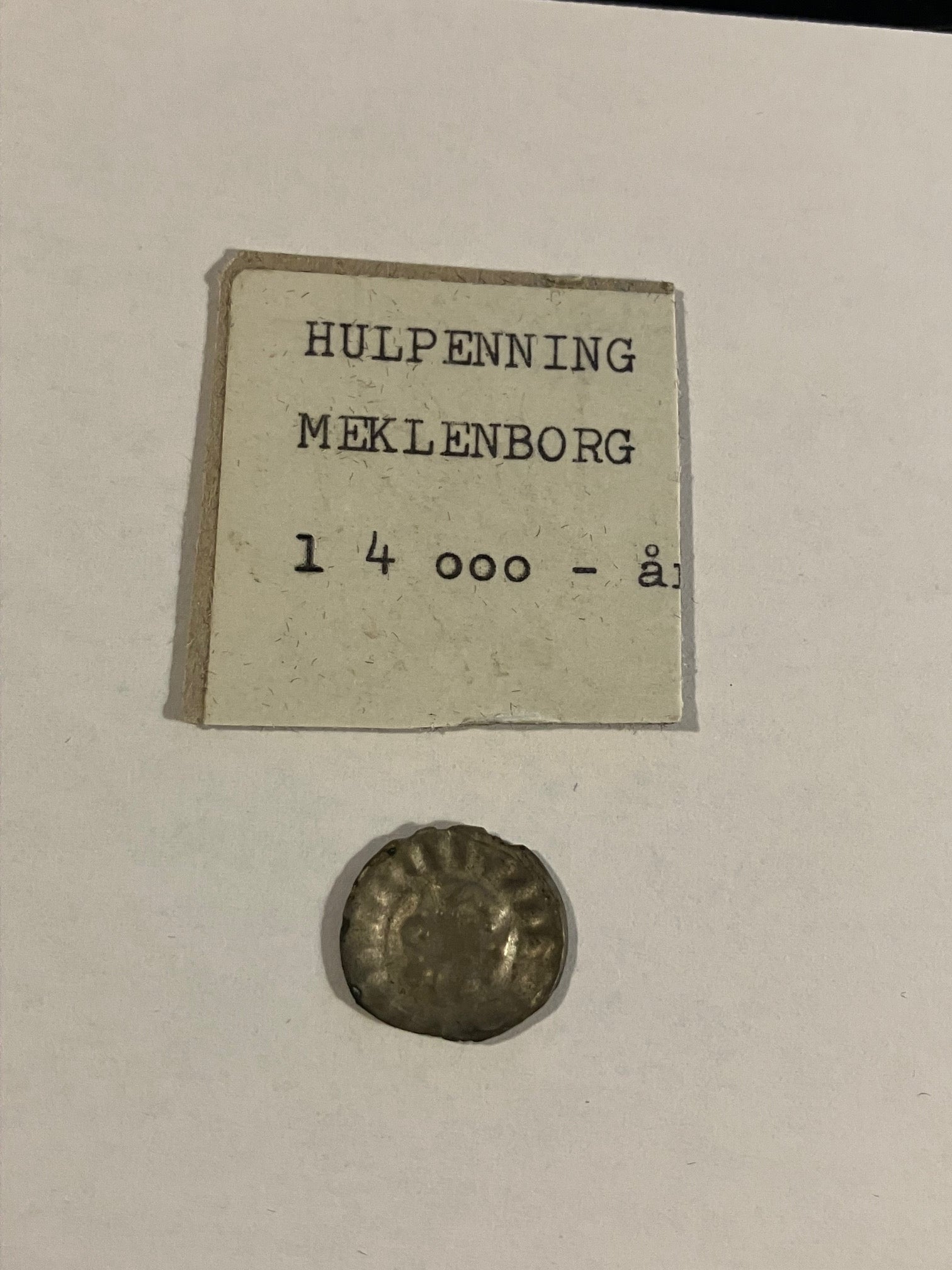 Hohlpfennig Mecklenburg