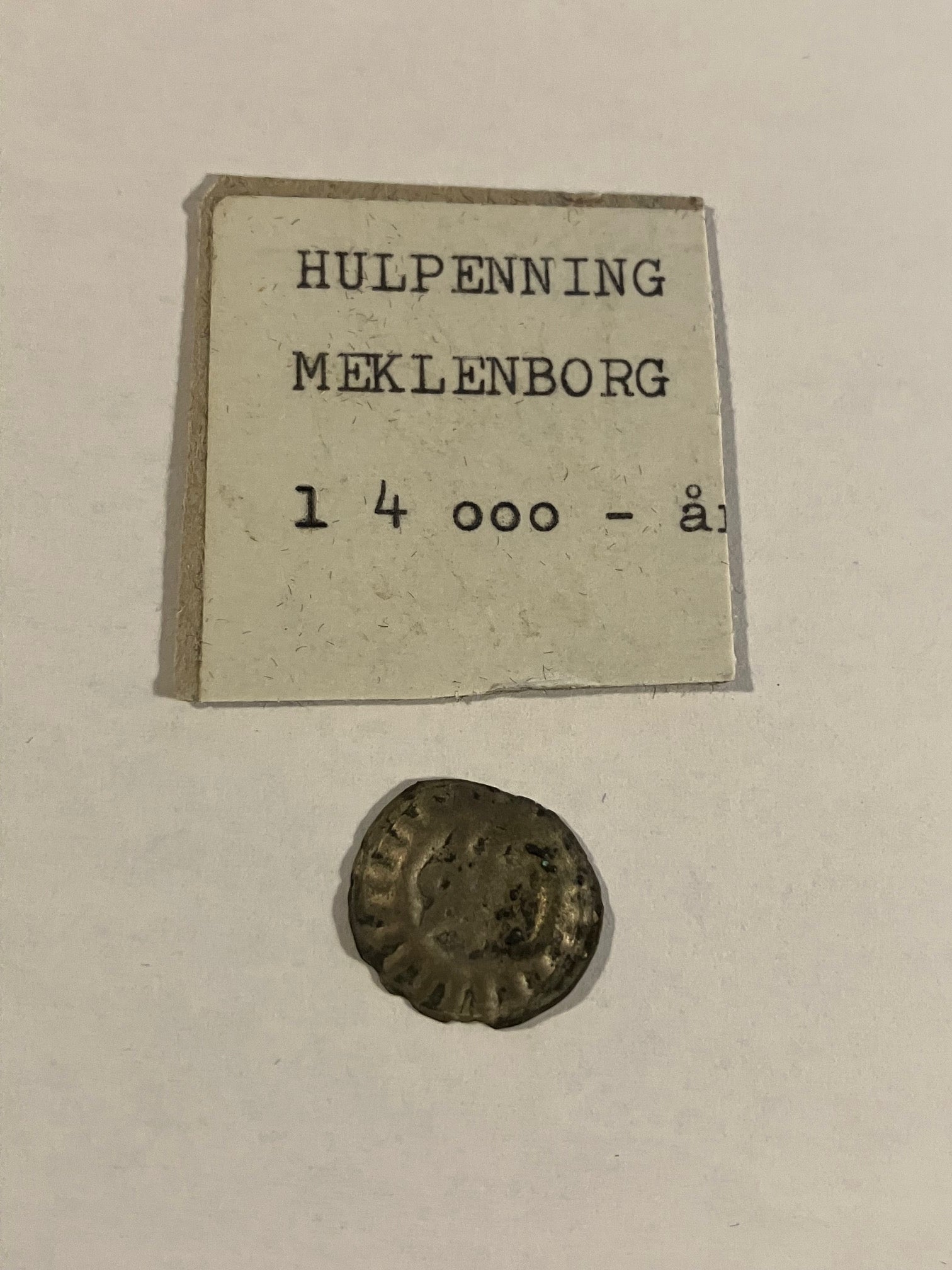 Hohlpfennig Mecklenburg