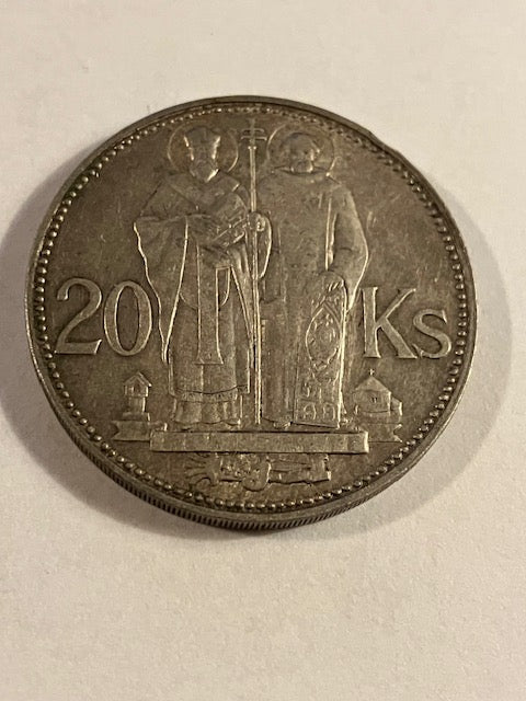 20 Korun Slovenska 1941 - med hul