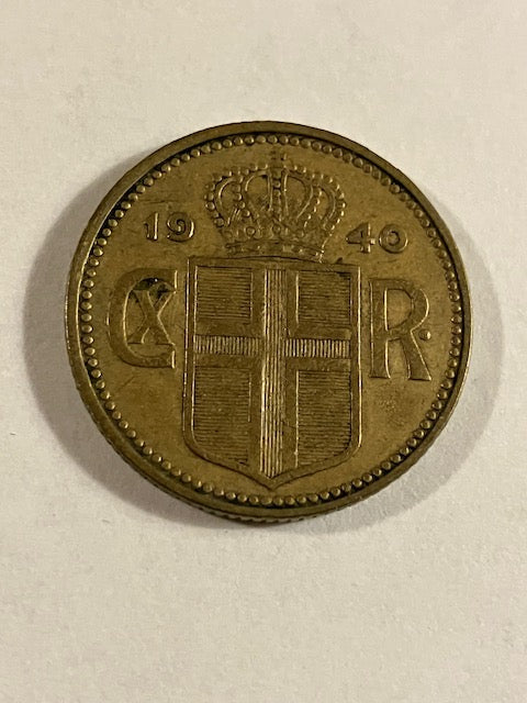 1 Krona Iceland 1940