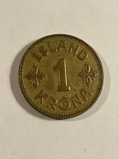 1 Krona Iceland 1940