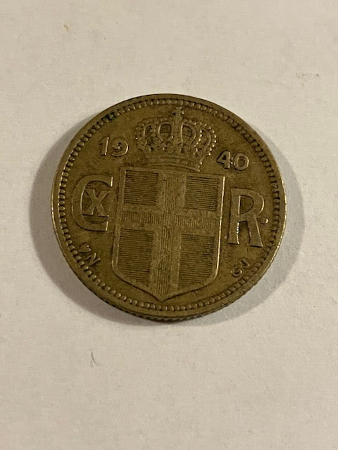 1 Krona 1940 Iceland