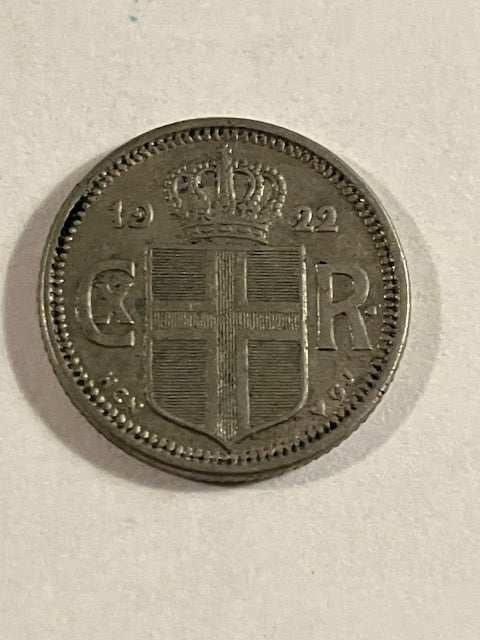 10 Aurar 1922 Iceland