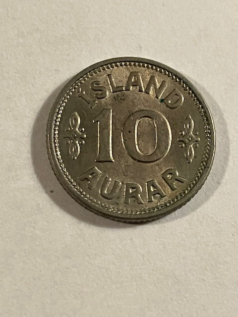 10 Aurar 1933 Iceland