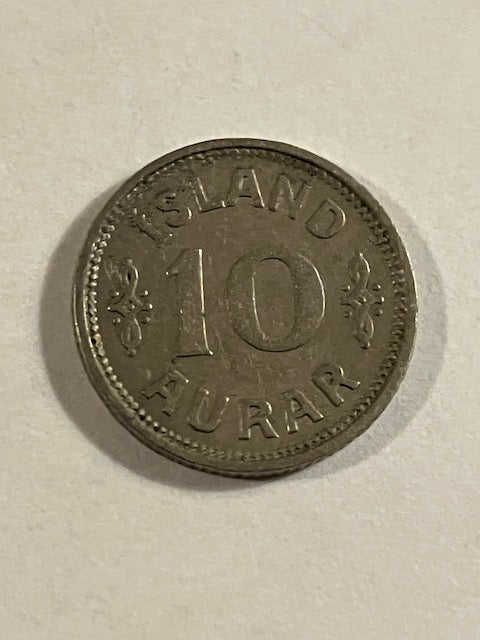 10 Aurar 1936 Iceland