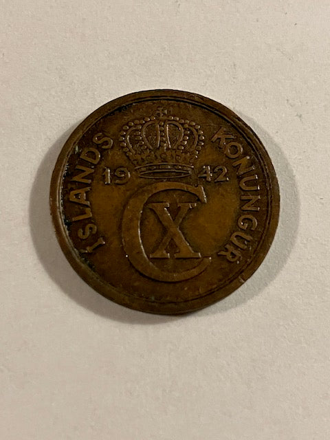 2 Aurar 1942 Iceland