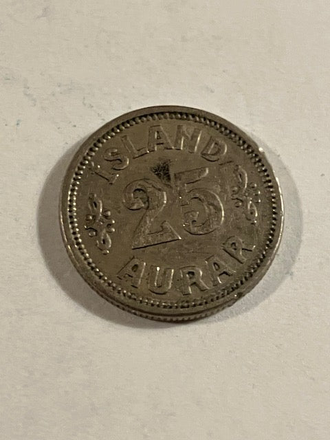 25 Aurar 1933 Iceland