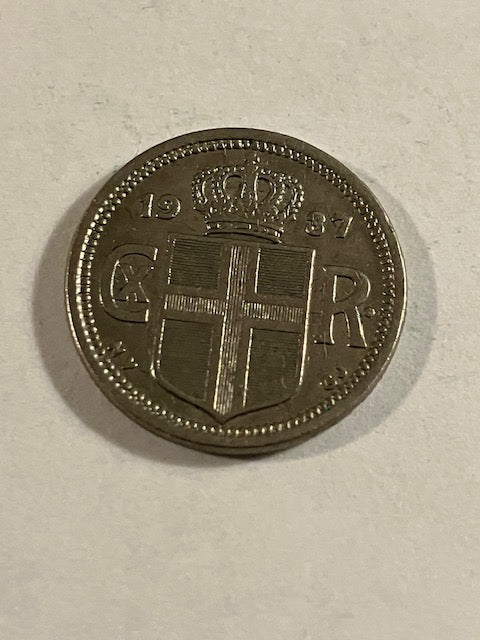 25 Aurar 1937 Iceland