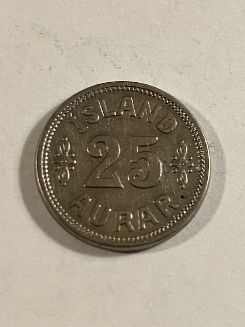 25 Aurar 1937 Iceland