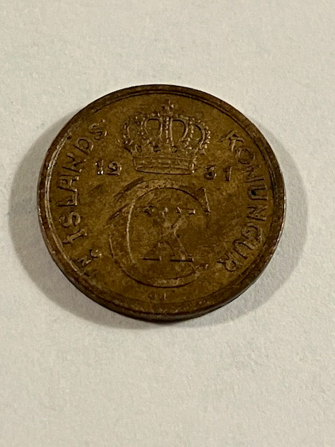 1 Eyrir 1931 Iceland