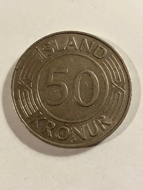 50 Kronur 1970 Iceland