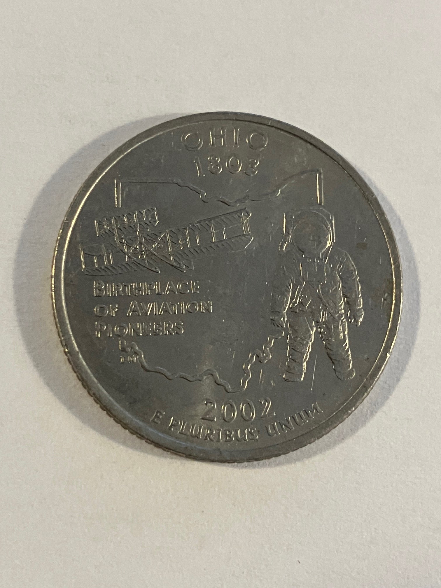 Quarter Dollar USA Ohio 2002