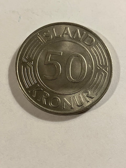 50 Kronur 1977 Iceland