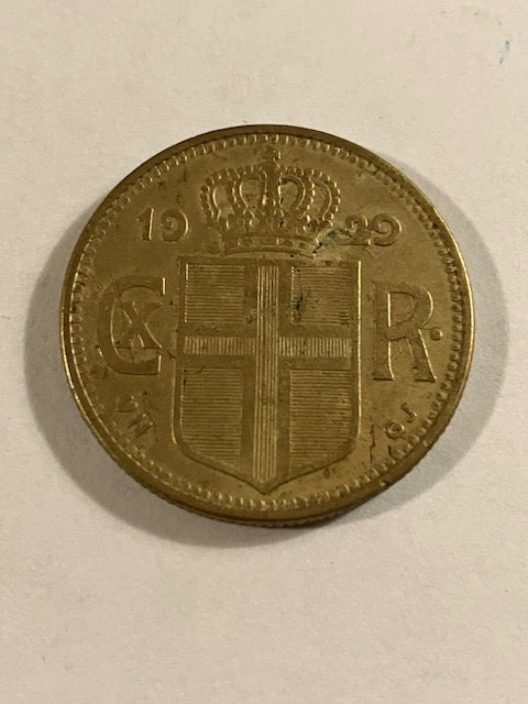 2 Kronur 1929 Iceland