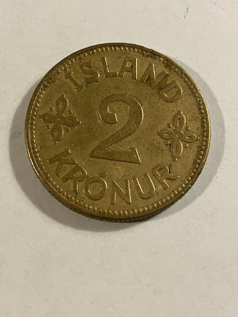 2 Kronur 1929 Iceland