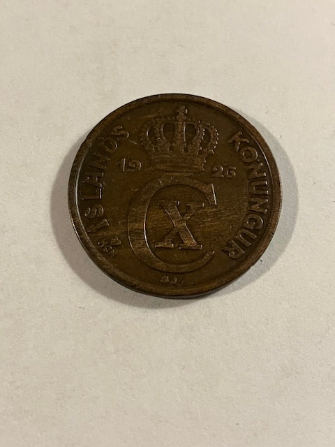 5 Aurar 1926 Iceland