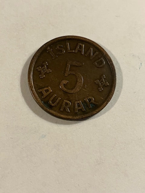 5 Aurar 1926 Iceland