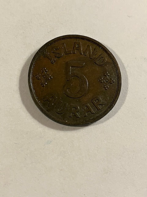 5 Aurar 1940 Iceland